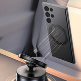 Suport auto Yesido cu Wireless Charging (C310), cu MagSafe Support, pentru Bord, Full Automatic, Anti-shaking, negru