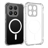 Husa pentru Xiaomi 17, Techsuit Shockproof Clear Silicone MagSafe, transparenta