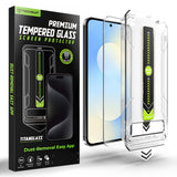 Folie de protectie pentru Samsung Galaxy S25 FE, Techsuit [Fingerprint Unlock Compatible] TitanGlass CrystalHD