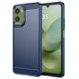 Husa pentru Motorola Moto G06, Techsuit Carbon Silicone, albastru
