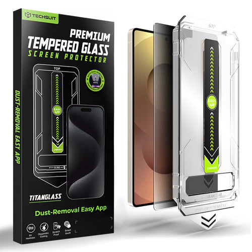 Folie de protectie pentru Samsung Galaxy S25 Ultra, Techsuit [Fingerprint Unlock Compatible] TitanGlass CrystalHD