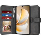 Husa pentru Realme Note 70T, Techsuit Diary Book, negru