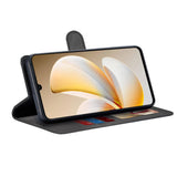 Husa pentru Realme Note 70T, Techsuit Diary Book, negru