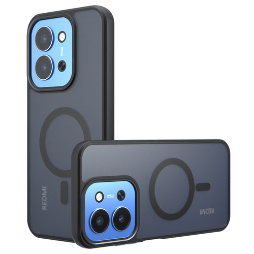Husa pentru Xiaomi Redmi 15C 4G, Techsuit PureFrost MagSafe, negru frost