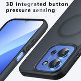 Husa pentru Xiaomi Redmi 15C 4G, Techsuit PureFrost MagSafe, negru frost