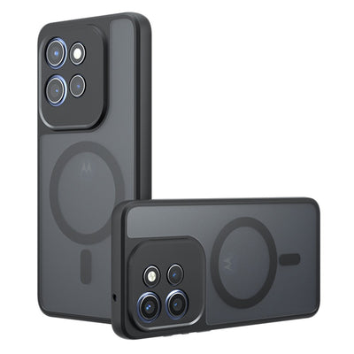 Husa pentru Motorola Edge 50 Neo, Techsuit PureFrost MagSafe, negru frost