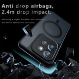 Husa pentru Motorola Edge 50 Neo, Techsuit PureFrost MagSafe, negru frost