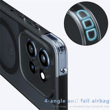 Husa pentru Motorola Edge 50 Neo, Techsuit PureFrost MagSafe, negru frost