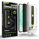 Folie de protectie pentru Samsung Galaxy S24 Plus, Techsuit [Fingerprint Unlock Compatible] TitanGlass CrystalHD