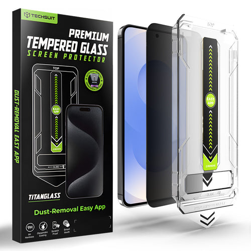 Folie de protectie pentru Samsung Galaxy S24, Techsuit [Fingerprint Unlock Compatible] TitanGlass CrystalHD