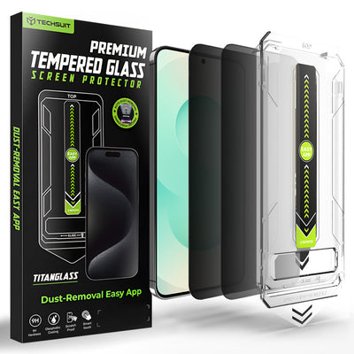 Folie de protectie pentru Samsung Galaxy S24 Plus, Techsuit [Fingerprint Unlock Compatible] TitanGlass CrystalHD (2 pack)
