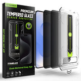 Folie de protectie pentru Samsung Galaxy S24, Techsuit [Fingerprint Unlock Compatible] TitanGlass CrystalHD (2 pack)
