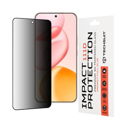 Folie de protectie pentru Honor 400, Techsuit 111D Privacy Full Glue
