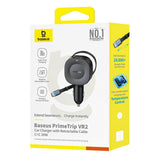 Incarcator auto Baseus PrimeTrip VR2 (C0206400), Type-C, cu Retractabil Type-C Cable, 30W, 80cm, negru