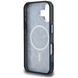 Husa pentru iPhone 16, Karl Lagerfeld IML Leopard Pattern MagSafe (KLHMP16SHDLEOICK), negru