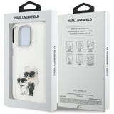 Husa pentru iPhone 16 Pro, Karl Lagerfeld IML Aquarelle Karl & Choupette (KLHCP16LHMKCAQH), bordo