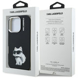Husa pentru iPhone 16 Pro, Karl Lagerfeld IML Aquarelle Choupette Logo (KLHCP16LHMCHAQK), auriu