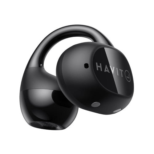 Casti wireless Havit (OWS916), Type-C, Bluetooth 6.0, ENC, 2 Microphones, IPX5, 400mAh, Spatial Audio, Life App, alb