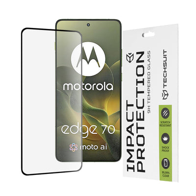 Folie de protectie pentru Motorola Edge 70, Techsuit 111D Full Cover / Full Glue Glass