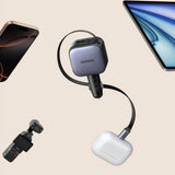 Incarcator auto UGREEN EC602 (55212B), cu Retractabil USB-C cable, USB, Type-C, 60W, negru