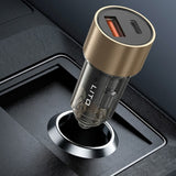 Incarcator auto Lito (IN-C04), 1x USB, 1x Type-C, 52W, Incarcare rapida, Ultra-Mini & Sleek Design, Universal, negru