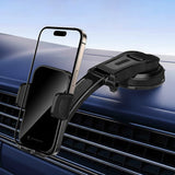 Suport auto Lito (LT-W11), pentru Bord/Parbriz, Magnetic, One-Click Locking, 360°, Low-Profile Design, negru