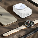 Statie de incarcare Yesido Statie de incarcare wireless 3in1 (DS27), pentru iPhone, Apple Watch, AirPods, Magnetic, Pliabil, Holder, 15W, negru