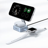Incarcator wireless UGREEN W752 (55960B), MagSafe, Incarcare rapida, Qi2, pentru iPhone, AirPods, Apple Watch, 35W, bleu
