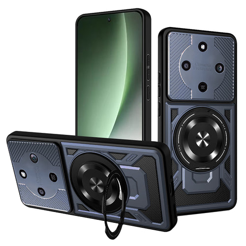 Husa pentru Honor Magic8 Lite, Techsuit RuggedCam, albastru