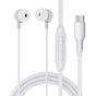 Acefast Casti cu Fir (L8), Type-C, In-Ear, cu Microfon, Telecomanda, Flexibil, Silicon, 1.2m, Gri