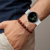 Curea pentru Google Pixel Watch 4 45mm, Techsuit Watchband (W010), argintiu