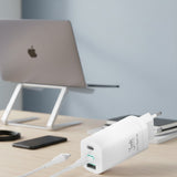 Incarcator retea 3mk Hyper, 2x Type-C, 1x USB-A, GaN Technology, Incarcare rapida, 65W, alb
