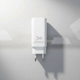 Incarcator retea 3mk Hyper, 2x Type-C, 1x USB-A, GaN Technology, Incarcare rapida, 65W, alb
