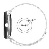 Curea pentru Google Pixel Watch 4 45mm, Techsuit Watchband (W009), argintiu