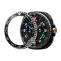 Husă pentru Samsung Galaxy Watch Ultra 2, Spigen Bezel Tune Diver, Oțel inoxidabil, Neagră