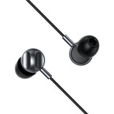 Casti cu Fir Acefast (L6), Type-C, In-Ear, cu HD Microfon, Flexibil, 1.2m, Negru