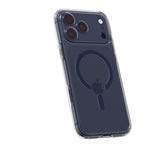 Husa pentru iPhone 17 Pro, Spigen Ultra Hybrid MagSafe (ACS11111), bleumarin;transparenta