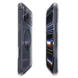 Husa pentru iPhone 17 Pro Max, Spigen Ultra Hybrid MagSafe (ACS11108), bleumarin;transparenta