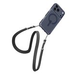 Husa pentru iPhone 17 Pro Max, Spigen Ultra Hybrid MagSafe (ACS11108), bleumarin;transparenta