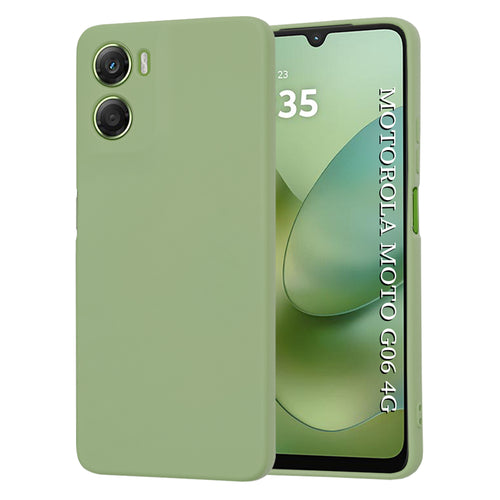 Husa pentru Motorola Moto G06, Techsuit SoftFlex, verde deschis