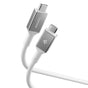 Cablu Spigen de date Essential EB10020CC (ACA08775), Incarcare rapida, Type-C to Type-C, 100W, 5Gbps, E-Marker Chip, 2m, alb