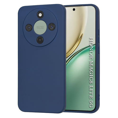 Husa pentru Honor Magic8 Lite, Techsuit SoftFlex, bleumarin