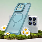 Husa pentru Motorola Edge 70, Techsuit HaloFrost II MagSafe, verde menta