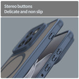 Husa pentru Motorola Edge 70, Techsuit HaloFrost II MagSafe, bleumarin
