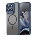 Husa pentru Motorola Edge 70, Techsuit HaloFrost II MagSafe, bleumarin