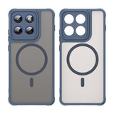 Husa pentru Motorola Edge 70, Techsuit HaloFrost II MagSafe, bleumarin