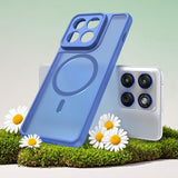 Husa pentru Motorola Edge 70, Techsuit HaloFrost II MagSafe, albastru