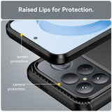 Husa pentru Xiaomi POCO F8 Ultra, Techsuit Carbon Silicone, negru