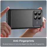 Husa pentru Xiaomi POCO F8 Pro, Techsuit Carbon Silicone, negru