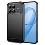 Husa pentru Xiaomi POCO F8 Pro, Techsuit Carbon Silicone, negru